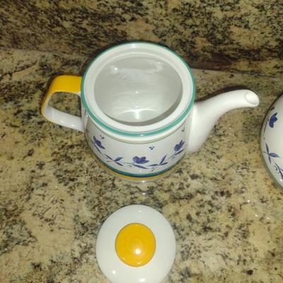 Studio Nova Serve Ware- Skylight Pattern- Bowl, Platter, Pitcher, and Tea Pot