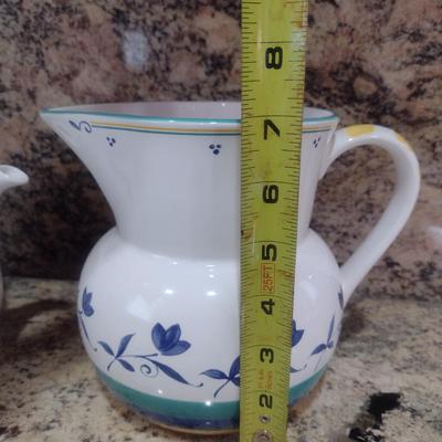 Studio Nova Serve Ware- Skylight Pattern- Bowl, Platter, Pitcher, and Tea Pot