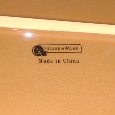 HausenWare Hand Painted Platter- Approx 15" x 11"