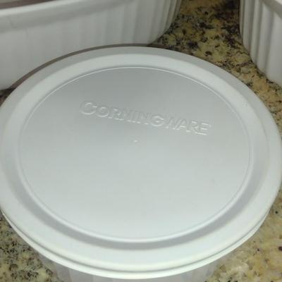 Collection of Baking Dishes and Ramekins- Assorted Makers- Includes Corningware French White