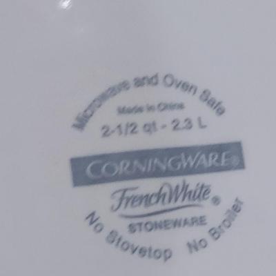 Collection of Baking Dishes and Ramekins- Assorted Makers- Includes Corningware French White