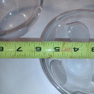 Four Piece Salad/Serving Bowl Set- Frosted Leaf Design