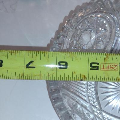 Collection of Glass/Crystal Serving Bowls- Three Pieces