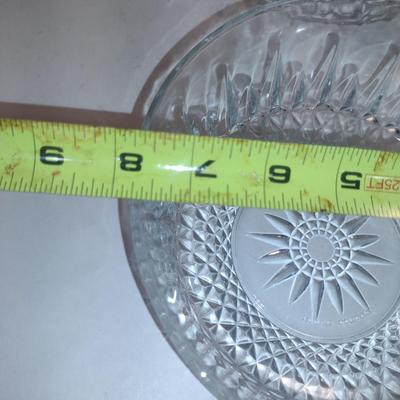 Pair of Glass/Crystal Serving Bowls