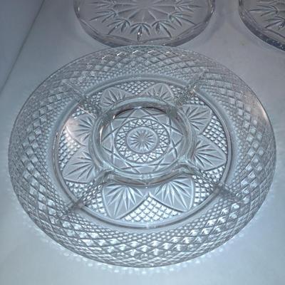 Collection of Glass/Crystal Serving Trays