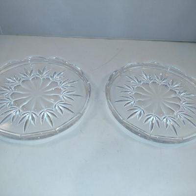 Collection of Glass/Crystal Serving Trays