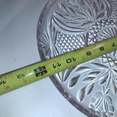 Pair of Glass/Crystal Serving Platters