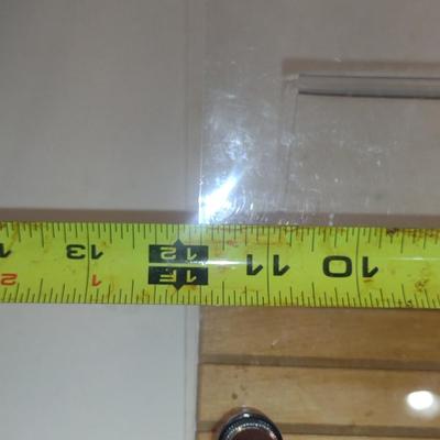Wooden Cookbook Stand with Plexiglass Splash Protector- Approx 12" Wide
