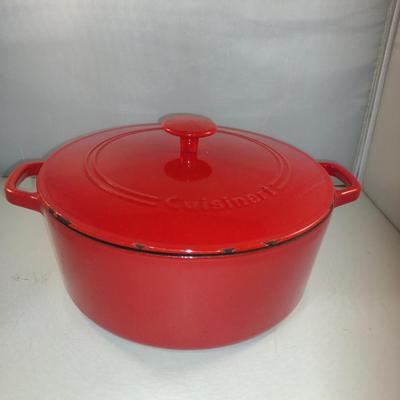 Cuisinart Enameled Cast Iron Dutch Oven- 7 Quart Capacity