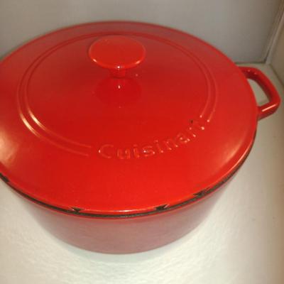 Cuisinart Enameled Cast Iron Dutch Oven- 7 Quart Capacity