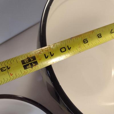 Certified International Hand Painted, Nesting Ceramic Bowls- Three Pieces- 11", 9 1/2", and 8" in Diameter