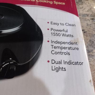 Rival Double Burner Cooktop