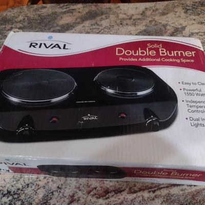 Rival Double Burner Cooktop