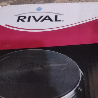 Rival Double Burner Cooktop