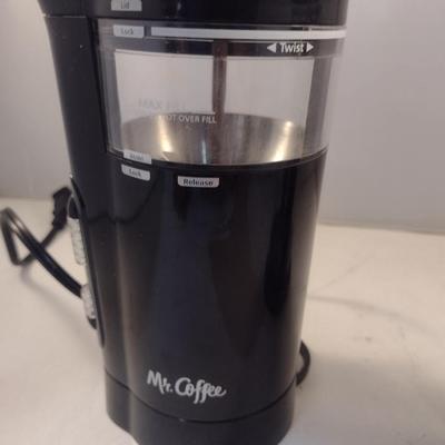 Coffee Grinder and Coffee Press