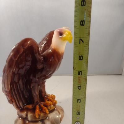 Hand Crafted Eagle Shaped Candle- Approx 7 1/2" Tall
