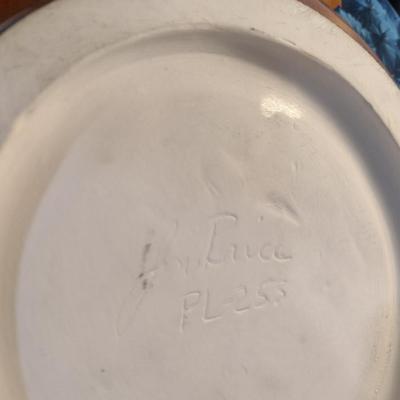 Decorative Bowl Created by Jon Price- Crystalline Glaze on Porcelain- Approx 14" in Diameter