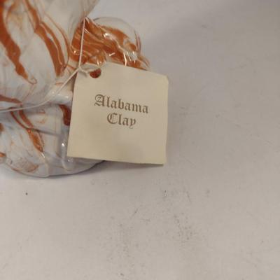 'Carl's Clays' Chicken Design Decorative Figure Formed from Alabama Clay- Approx 8" Tall
