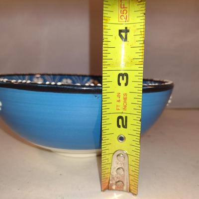 Hand Painted Turkish Design Bowl- Approx 6 1/2" in Diameter