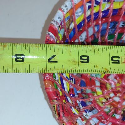 Colorful Hand Crafted Bowl from SPIRAL Foundation- Approx 7" in Diameter