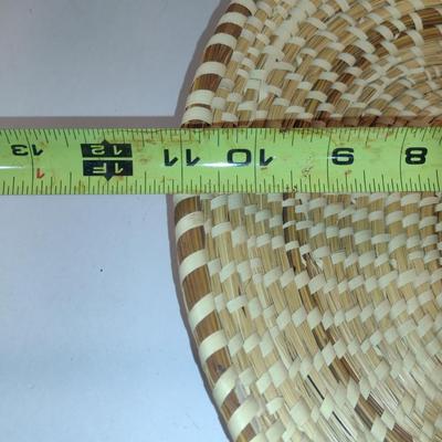 Hand Made, Artisan Created Sweetgrass Basket- Approx 16" x 11"