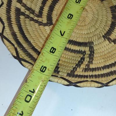 Pair of Papago Indian Baskets- Yucca and Devil Claw