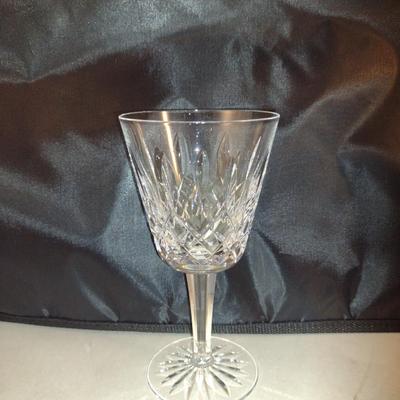 Waterford Crystal Claret Wine Glasses- Lismore Pattern- 8 Pieces