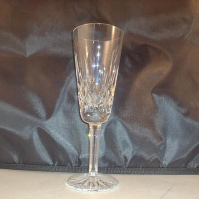 Waterford Crystal Champagne Flutes- Lismore Pattern- Four Pieces