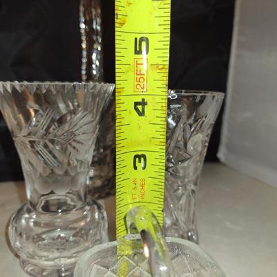 Collection of Glass/Crystal Glasses and Table Ware