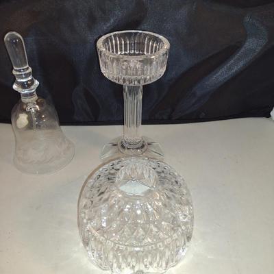 Glass/Crystal Home Decor- Fairy Lamp and Bell