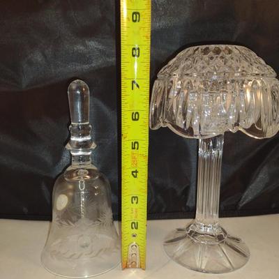 Glass/Crystal Home Decor- Fairy Lamp and Bell