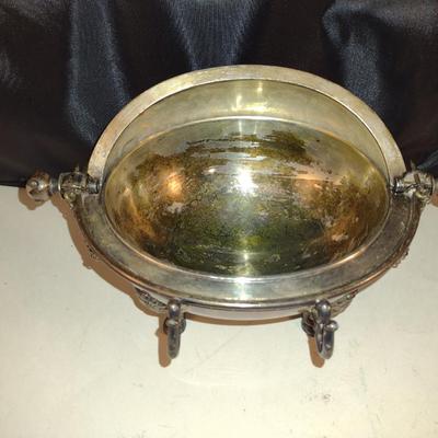 Vintage Rogers Smith & Co New Haven Butter Dish with Ice Hull
