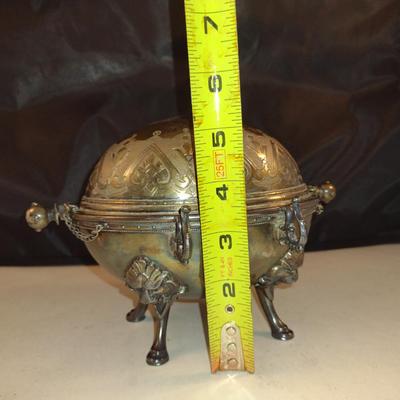Vintage Rogers Smith & Co New Haven Butter Dish with Ice Hull