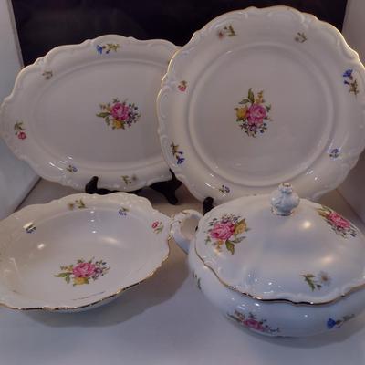 Winterling Bavaria Germany Serving Pieces- Mignon Pattern- Four Pieces