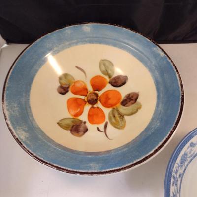 Pair of Porcelain Vegetable Bowls- Pier 1 and Churchill