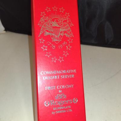 Oneida Silverplated Commemorative Dessert Server- New in Box