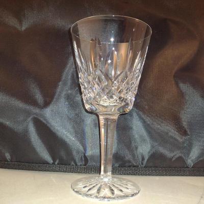 Waterford Crystal Claret Wine Glasses- Lismore Pattern- 6 Pieces