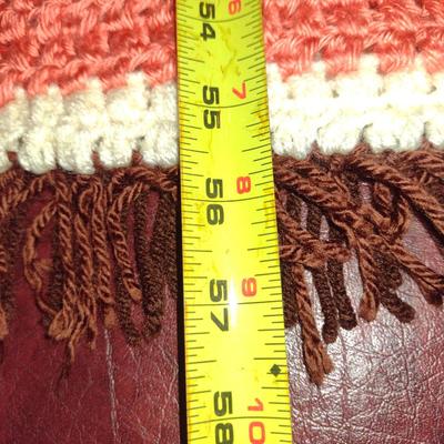 Pair of Handmade Needlework Throws