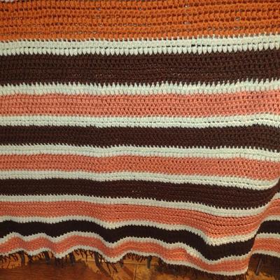 Pair of Handmade Needlework Throws