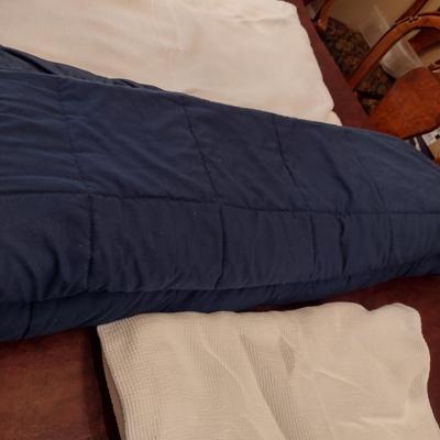 Three Queen Size Blankets/Coverlets- Includes Biltmore Brand