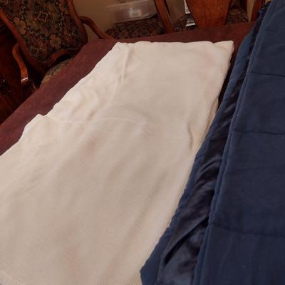 Three Queen Size Blankets/Coverlets- Includes Biltmore Brand