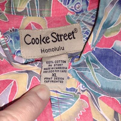 Cooke Street Honolulu Men's Cotton Shirt- Size XL