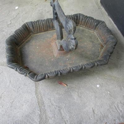 Antique Primitive Cast Iron Boot Scraper (FP)