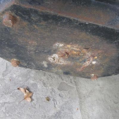 Antique Primitive Cast Iron Boot Scraper (FP)