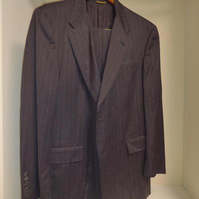 Men's Coat and Trousers- Hart Schaffner & Marx Nordstrom Brand- Charcoal Pinstripe Color (#3)