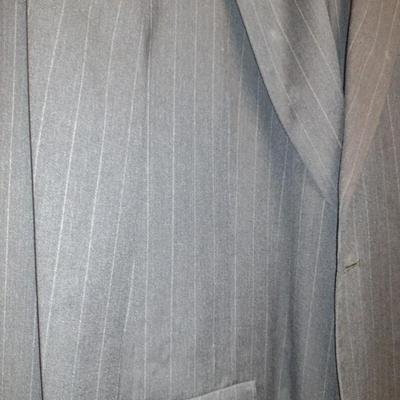 Men's Coat and Trousers- Hart Schaffner & Marx Nordstrom Brand- Charcoal Pinstripe Color (#3)