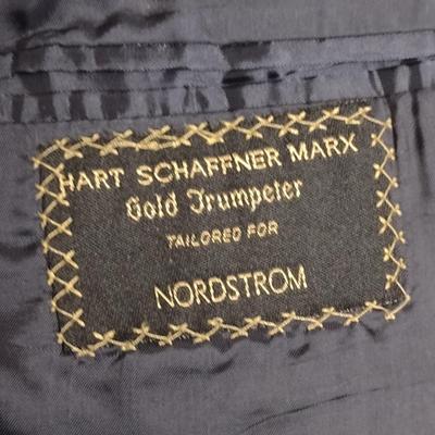 Men's Coat and Trousers- Hart Schaffner Marx Nordstrom Brand- Navy Pinstripe Color (#4)