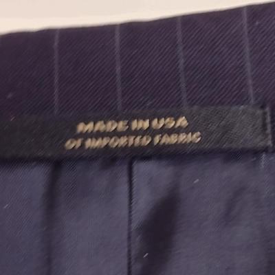 Men's Coat and Trousers- Hart Schaffner Marx Nordstrom Brand- Navy Pinstripe Color (#4)