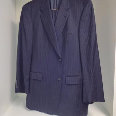 Men's Coat and Trousers- Hart Schaffner Marx Nordstrom Brand- Navy Pinstripe Color (#4)