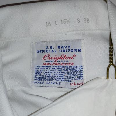 U.S. Navy Service Dress White Uniform